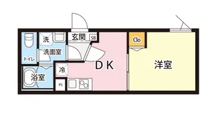 IMA EAST東中野【1階】の間取り