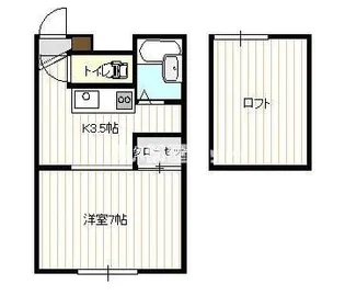 ドミールII【2階】の間取り