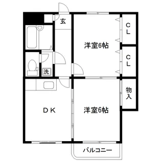 BAU通町【2階】の間取り