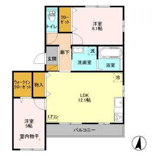 Piazza津田沼【3階】の間取り