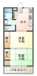 相川マンション【2階】の間取り