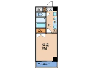 COLLEGE COURT【7階】の間取り
