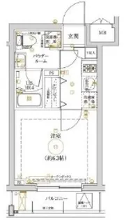 LUMEED横濱山手【2階】の間取り
