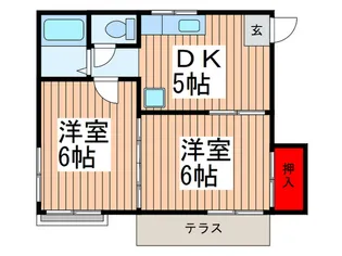 ファミーユ上本郷【1階】の間取り
