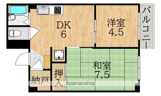 サンレイディアンスokuda【4階】の間取り