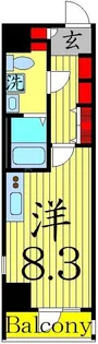 QUALITAS押上業平【3階】の間取り