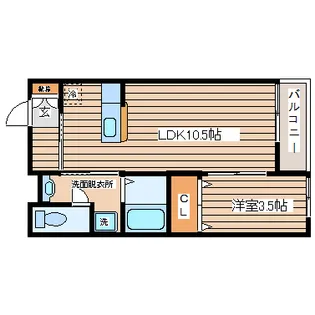 エスポワール【2階】の間取り