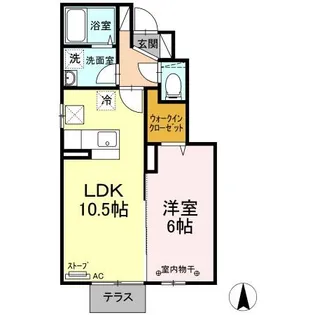 グランモア未来【1階】の間取り