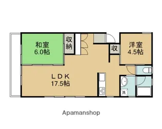 かさまビル7【4階】の間取り
