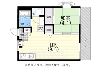村田ハイツB【1階】の間取り