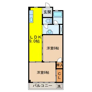 紅屋ビル【3階】の間取り