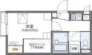 レオパレス三条東山【1階】の間取り