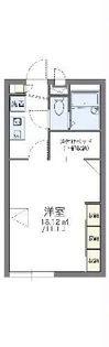 レオパレスパークヒルズII【1階】の間取り