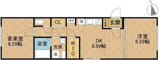 RASICLAS CAPITAL 2【2階】の間取り