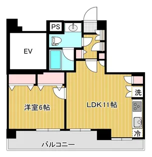 イルサント代々木上原【4階】の間取り