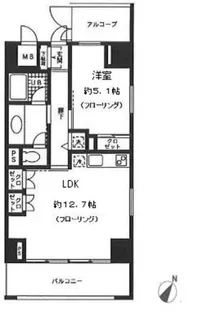 ロジュマン湘南【1階】の間取り