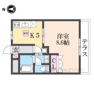 サン・ブライト【1階】の間取り