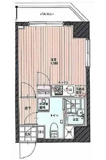 クレイシア錦糸町【8階】の間取り