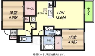 ソレ―ユ・コート【1階】の間取り