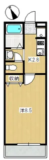 アーバンヒル梅丘【1階】の間取り
