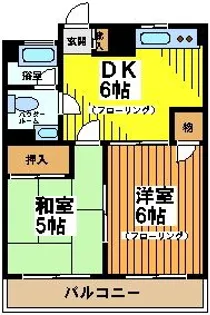 第二木村マンション【4階】の間取り