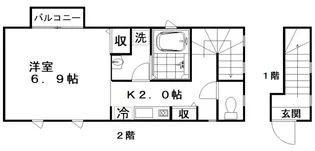 ル・シエル【2階】の間取り