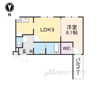 フジパレス若江岩田【1階】の間取り