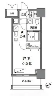 カスタリア三ノ輪【2階】の間取り