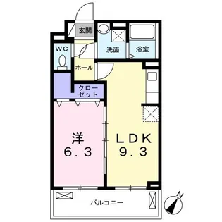 ユアーズ【2階】の間取り