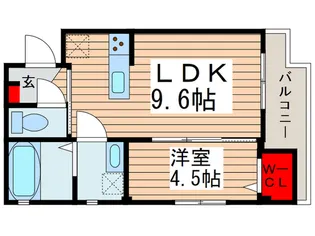 FleurdeCerisier【2階】の間取り