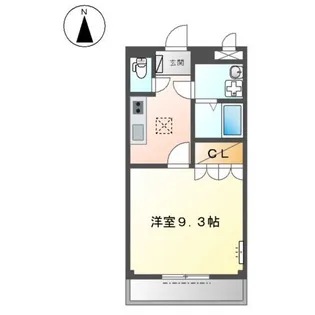 アメニティーハイム ユー【1階】の間取り