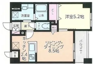 メゾン・プティ シエル【2階】の間取り