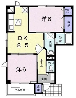 セーリオB【1階】の間取り