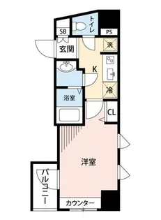 アヴァンツァーレ元町【4階】の間取り