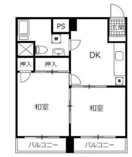 北原ビル【4階】の間取り