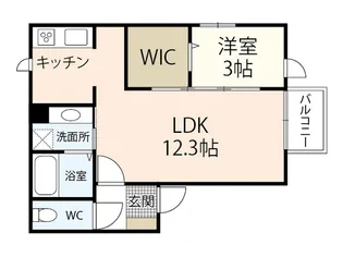 ライブコープ神崎【2階】の間取り