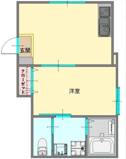 プラチナブルーム月島【1階】の間取り