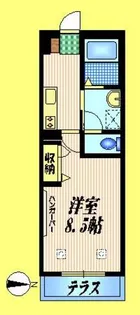 ポート オレンジ【1階】の間取り