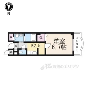 クノスペン【3階】の間取り