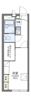 レオパレスときわ台【1階】の間取り