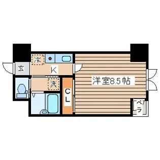 イーストン榴岡【7階】の間取り