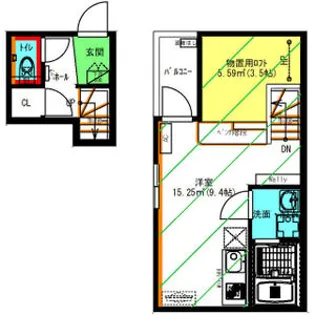 Foresta(フォレスタ)【2階】の間取り