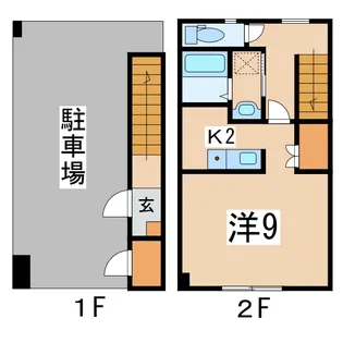 会津宮町ハイツの間取り
