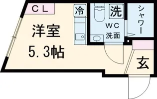 ジュリアス哲学堂【3階】の間取り