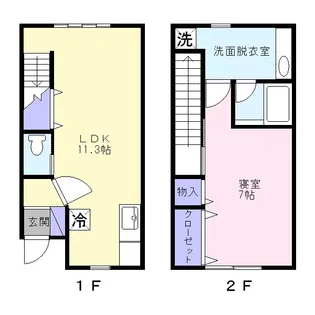 サクラハイツ【1階】の間取り