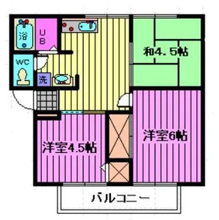グリーンステージA・B棟【2階】の間取り