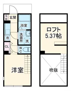 Grand T’s KIKUNA【1階】の間取り