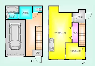 オレンジハウス八尾壱番館の間取り