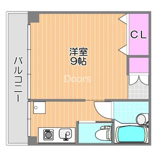ラ・メール撫川【2階】の間取り