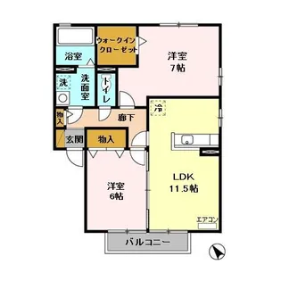 メイプルヒル【2階】の間取り